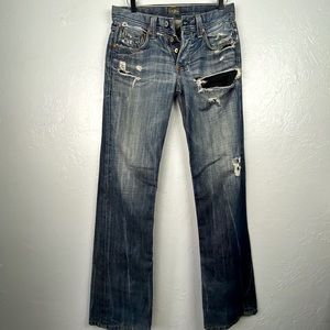 Kasil Distressed Denim W30 L34 Victory Straight